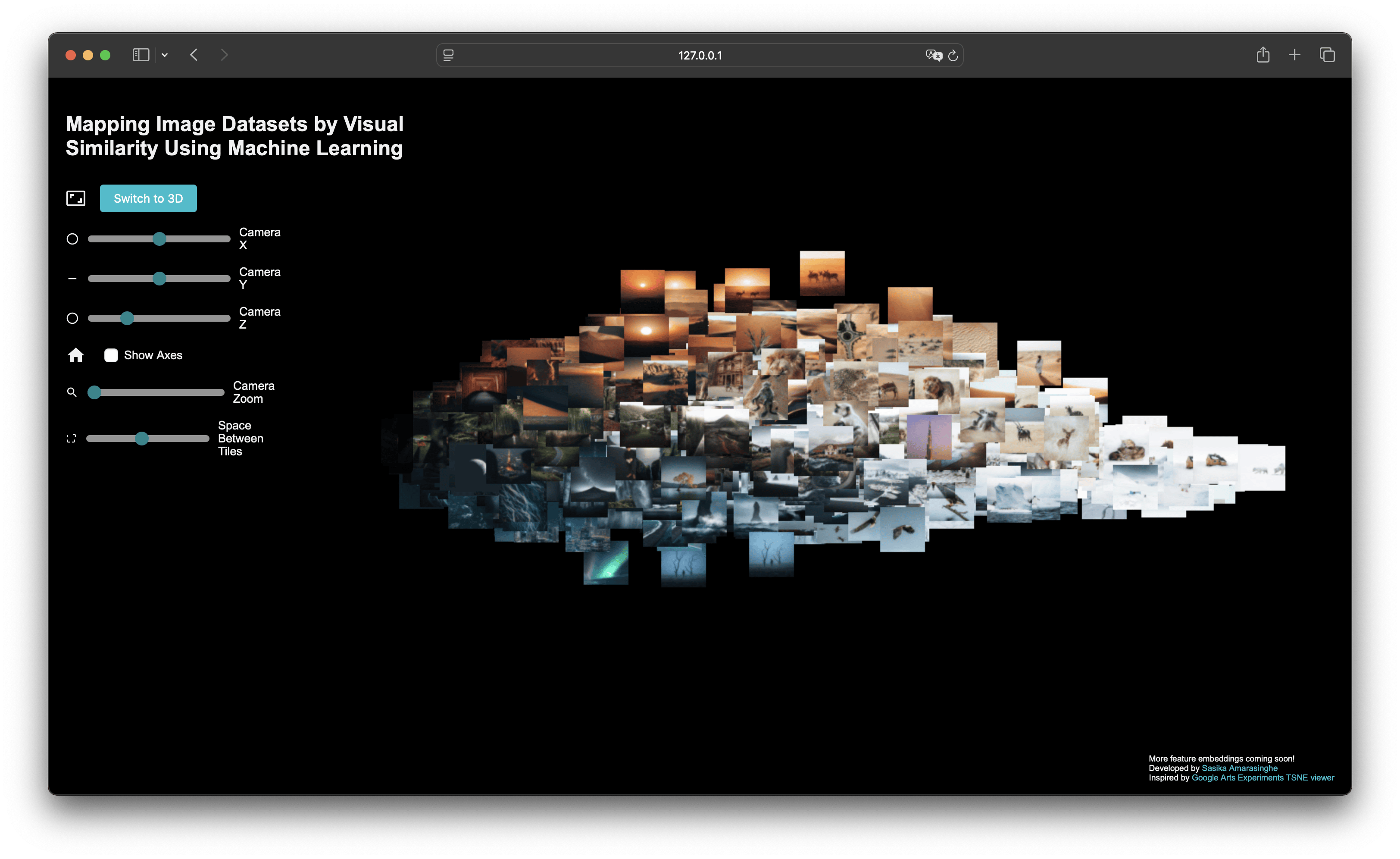 t-SNE Visualizer Preview